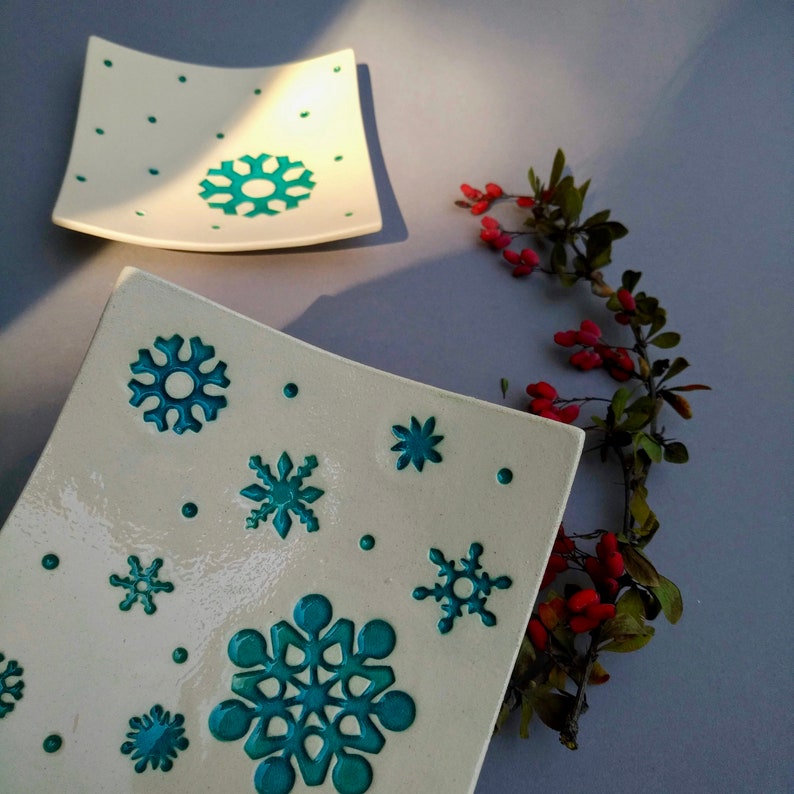 Ceramic Set Plate Pottery Plates Small Ceramic Plates Etsy