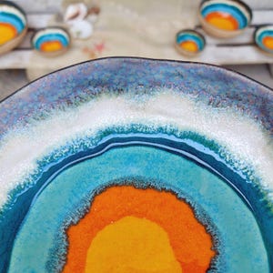 Ceramic Small Wall Plate – Handmade Decorative Art and Unique Home Accent image 4