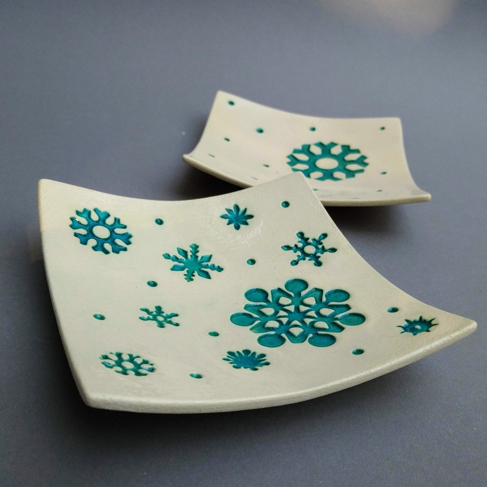 Ceramic Set Plate Pottery Plates Small Ceramic Plates Etsy