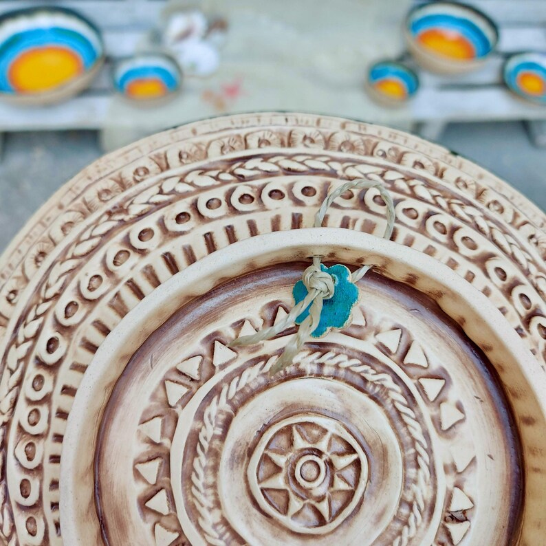 Ceramic Small Wall Plate – Handmade Decorative Art and Unique Home Accent image 5