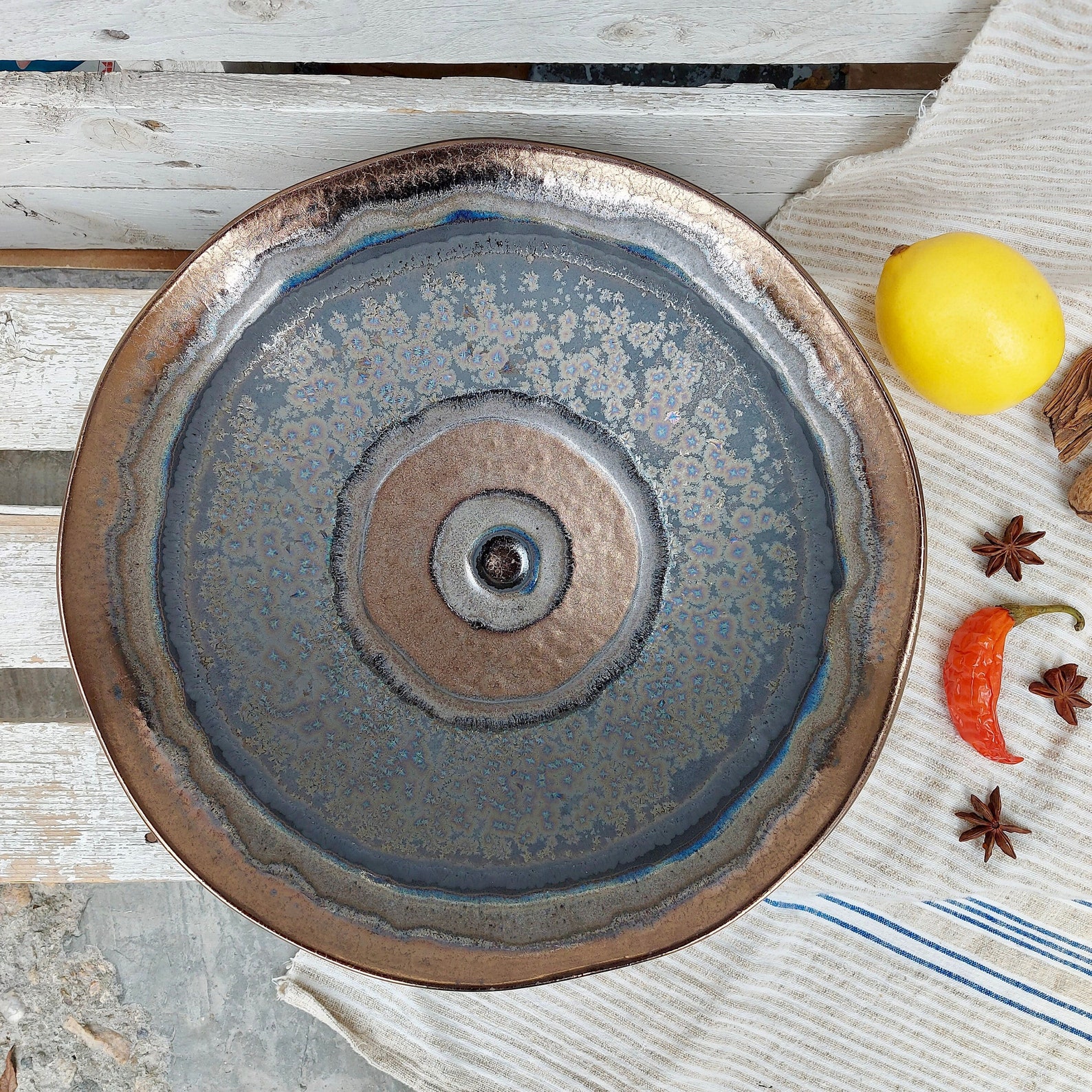 Ceramic Plate Gift for Him Wall Decor Ceramic Bowl Art Etsy