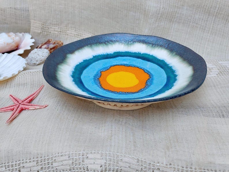 Ceramic Small Wall Plate – Handmade Decorative Art and Unique Home Accent image 8