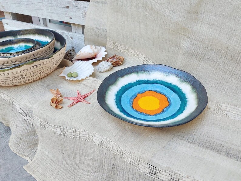 Ceramic Small Wall Plate – Handmade Decorative Art and Unique Home Accent image 9