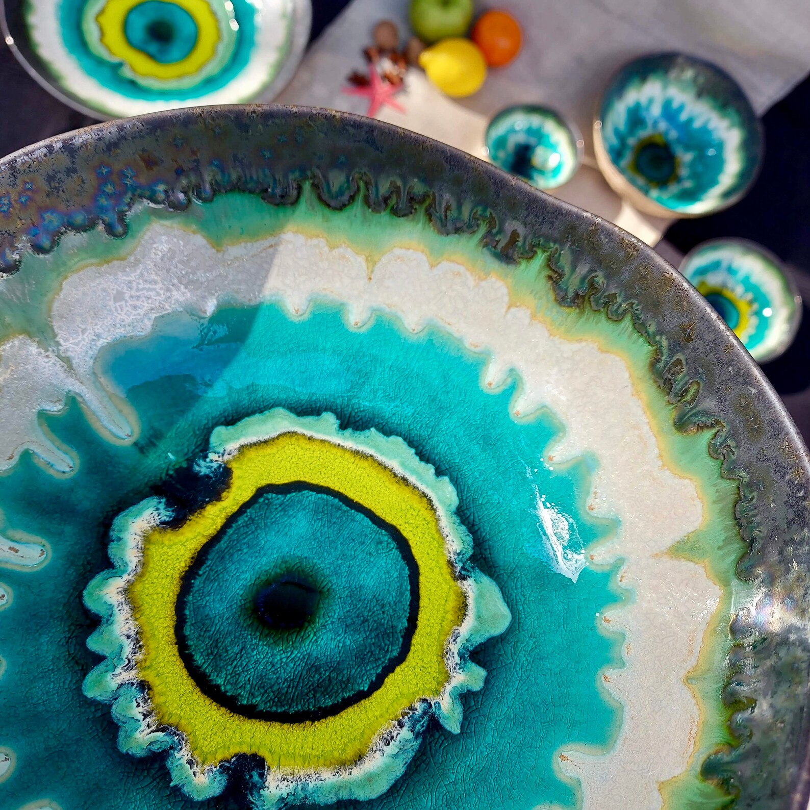 Ceramic Bowl Handmade Pottery Fruit Bowl Gift for Her Etsy