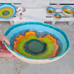 Handmade Kitchen Bowl, Modern Ceramic, Art Ceramic Bowl, Handmade Pottery, Fruit Ceramic Bowl, Gift For Her, Housewarming Gift, Unique Bowl