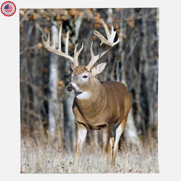 Deer Blanket Etsy
