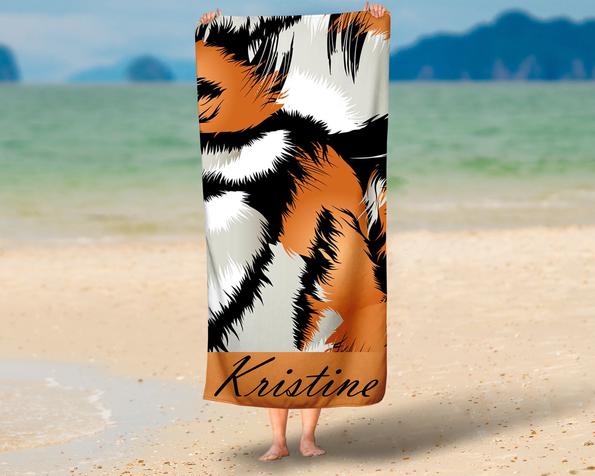 animal beach towels