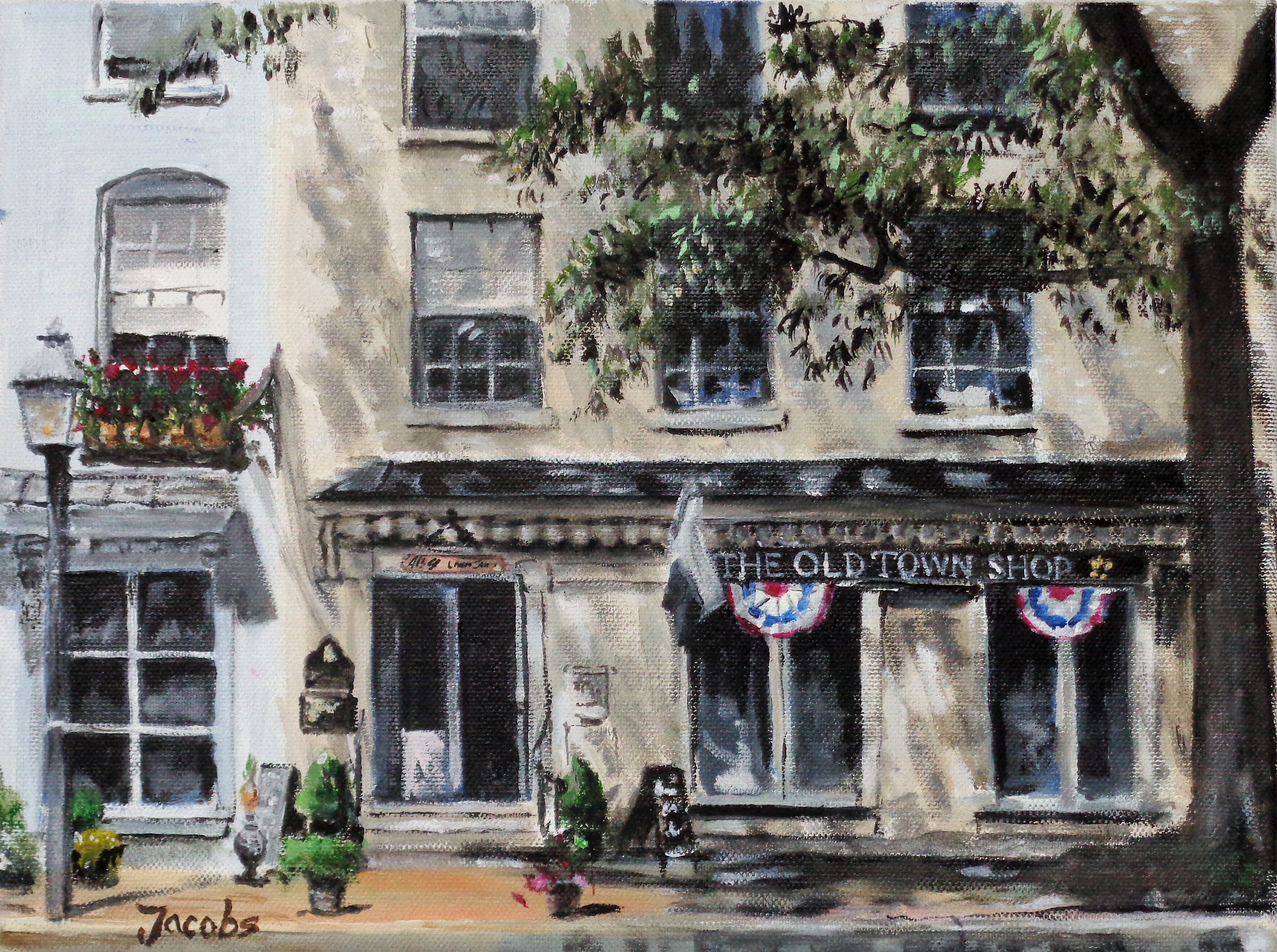 Old Town Alexandria Street Scene Old Town Shop Etsy