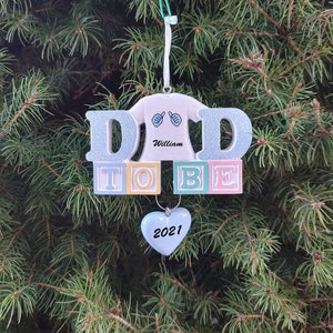 Dad To Be Personalized Christmas Ornament