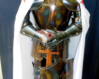 Full Body Knight Armor Suit Replica | 18 Gauge Steel Medieval Warrior Costume