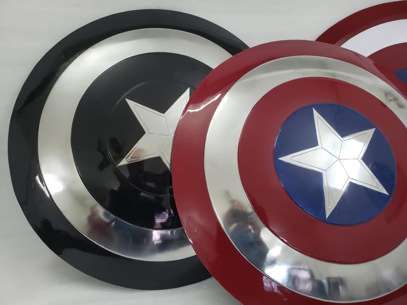 Handcrafted Captain America Metal Shield Replica - Cosplay, Wall Decor image 8