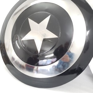 Handcrafted Captain America Metal Shield Replica - Cosplay, Wall Decor image 12