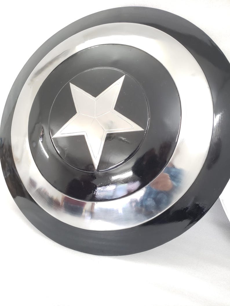 Handcrafted Captain America Metal Shield Replica - Cosplay, Wall Decor image 12