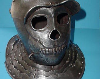 Savoyard Helmet Hand-Forged Steel Brown Antique Finish 17th Century medieval helmet