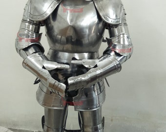 European Medieval Plate Armor | 14th–15th Century Knight Armor Suit | Steel Reenactment Gear