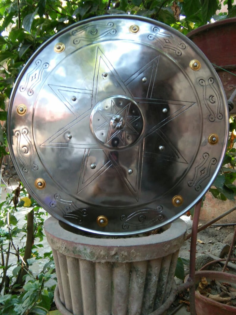 Sheld Armor Medieval Armor Shield: 18 Gauge Steel, Battle Ready Larp/cosplay ...