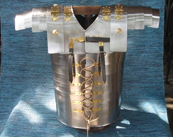 Roman Lorica Segmentata 18 Gauge Steel Armor Medieval Chest/breast plate armor