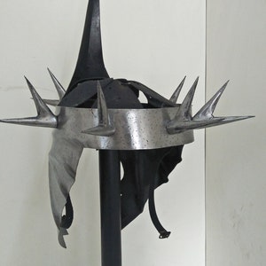WITCH KING NAZGUL Helmet: Medieval Steel Armor, Ringwraith Cosplay $190.04 - CA