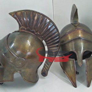 Greek Corinthian Medieval Helmets Greek Roman Armor Helmet Antique Finish