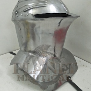Frog Mouth Knight-helm: middeleeuws Duits steekspelhelm