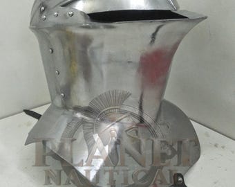 Frog Mouth Knight Helmet: Medieval German Jousting Helm