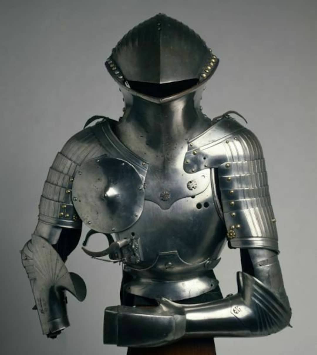 Jousting Combat Armor Suit Frog Mouth Helmet Etsy