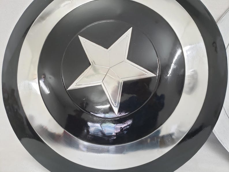 Handcrafted Captain America Metal Shield Replica - Cosplay, Wall Decor image 11