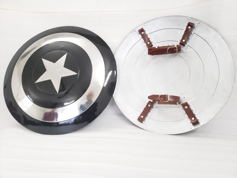Handcrafted Captain America Metal Shield Replica - Cosplay, Wall Decor image 10
