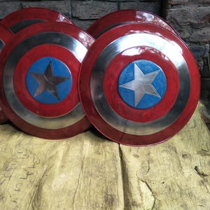 Handcrafted Captain America Metal Shield Replica - Cosplay, Wall Decor image 7