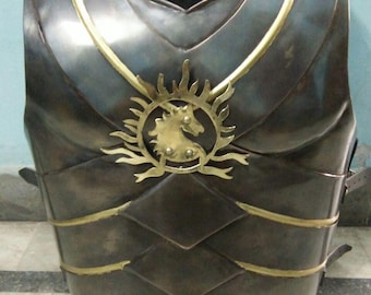 Steel Muscle Cuirass, Adjustable Warrior Breastplate, Role Play Costume