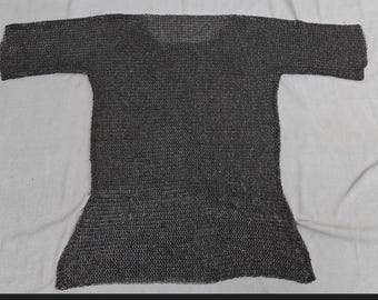 Chainmail shirt Flat riveted Rings 6mm