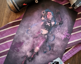 Jinx Maniac of Zhaun Cosplay Print