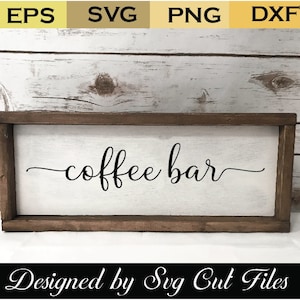 Kaffee-Bar Svg, Kaffee Svg, aber erste Kaffee Svg, Bauernhaus Zeichen, Scherenschnitt Svg-Dateien für Silhouette Cameo, Folie, Cricut