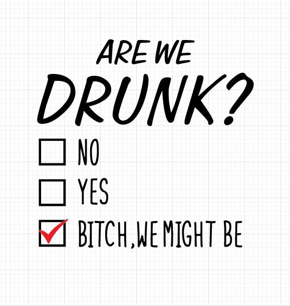 Are We Drunk Bitch We Might Be SVG, Drinking svg, Bachelorette party …