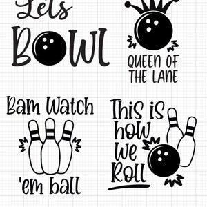 Bowling SVG Bowling Bundle Svg, This is How We Roll SVG, Bowling SVG ...