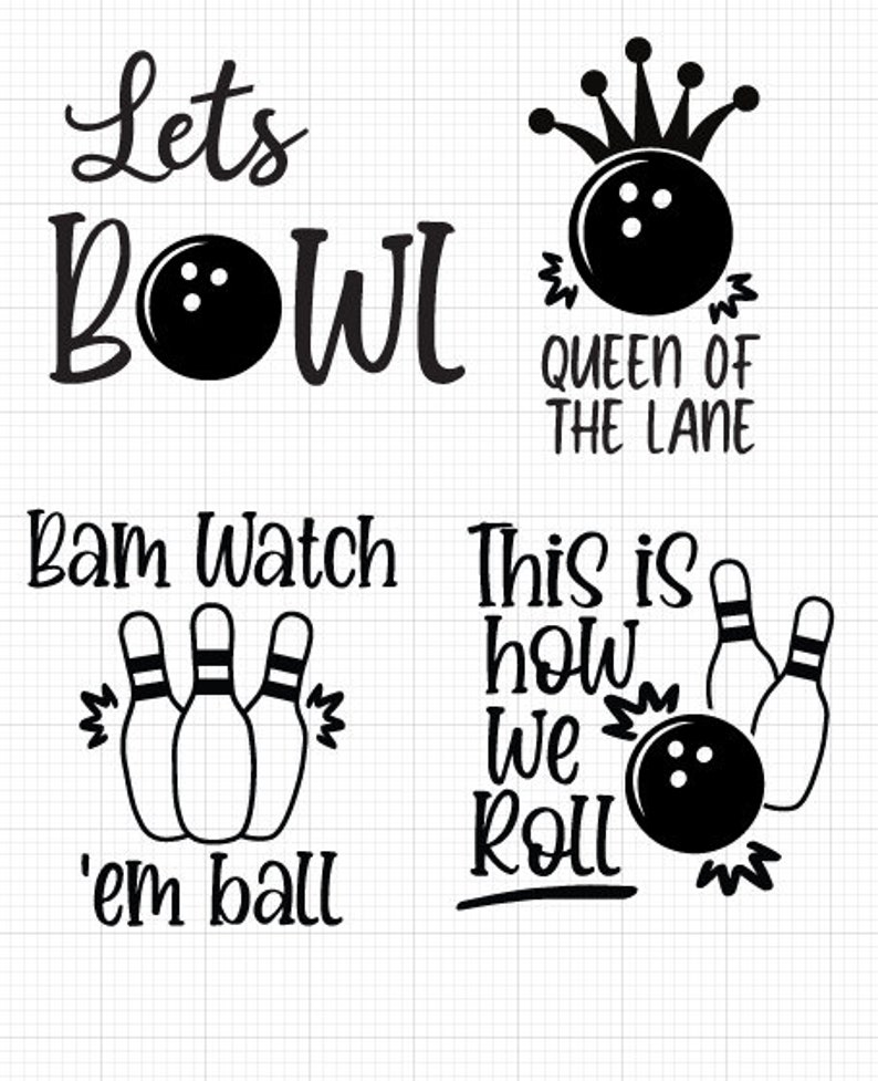 Bowling SVG Bowling Bundle Svg This is How We Roll SVG Etsy