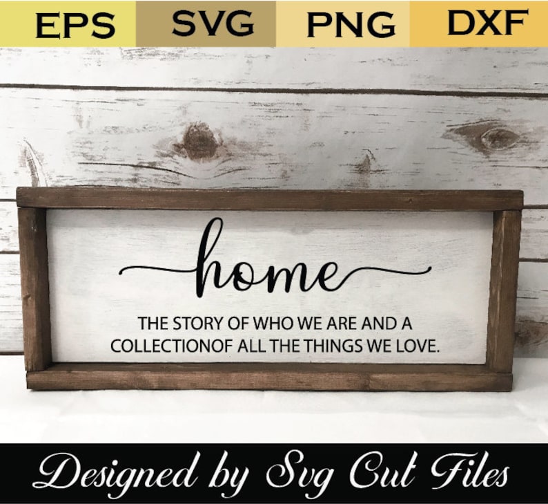 Download Home SvgHome Definition Family SVG Rustic Sign | Etsy