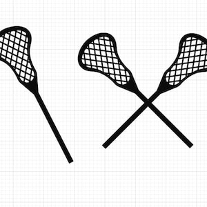 Lacrosse Stick svg - Lacrosse Cut File - Crossed Sticks  Cutting files for Silhouette Cameo, ScanNCut, Cricut