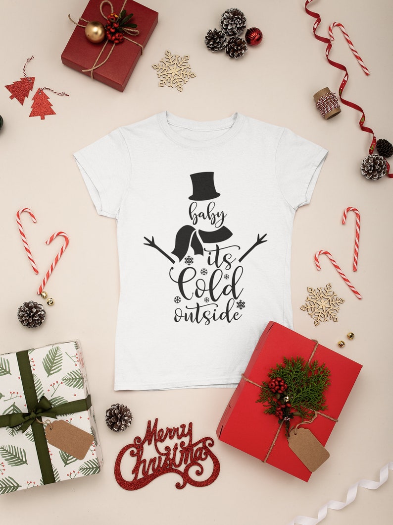 Download Baby it's cold outside snowman svg Winter svg file | Etsy