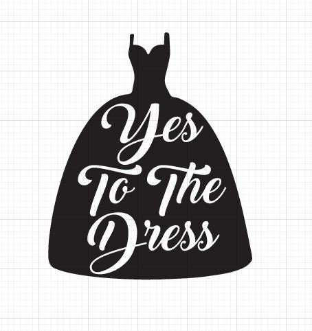 Say yes to the 2025 dress black and white dress