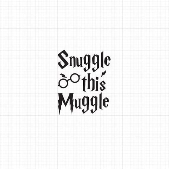 Snuggle This Muggle SVG Files Instant Download Cricut Cut | Etsy