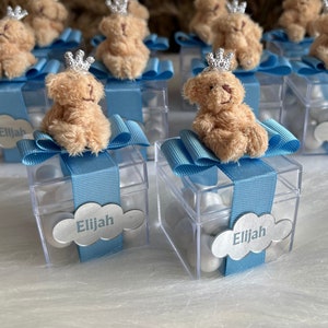 Regalo baby shower orso, bomboniere personalizzate per il baby shower dell'orsacchiotto, Winnie The Pooh, regalo personalizzato per il baby shower, orsacchiotto, festa di compleanno