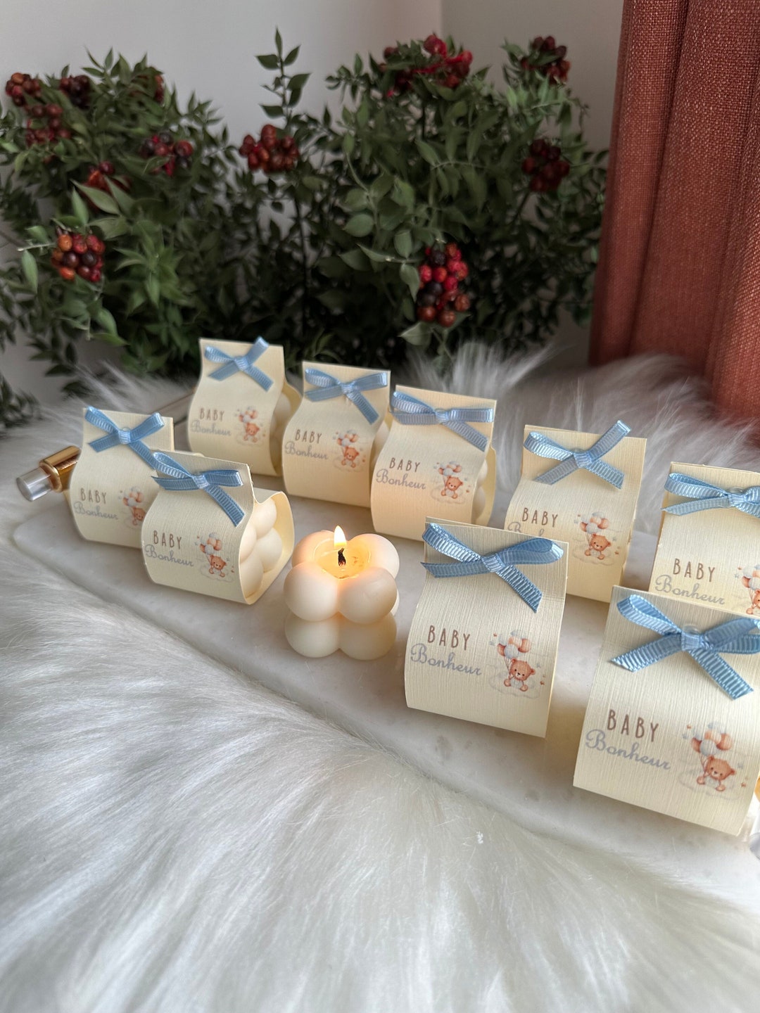 Candles, Bubble Candle Favors, Newborn Candle Gifts, Candle Gift