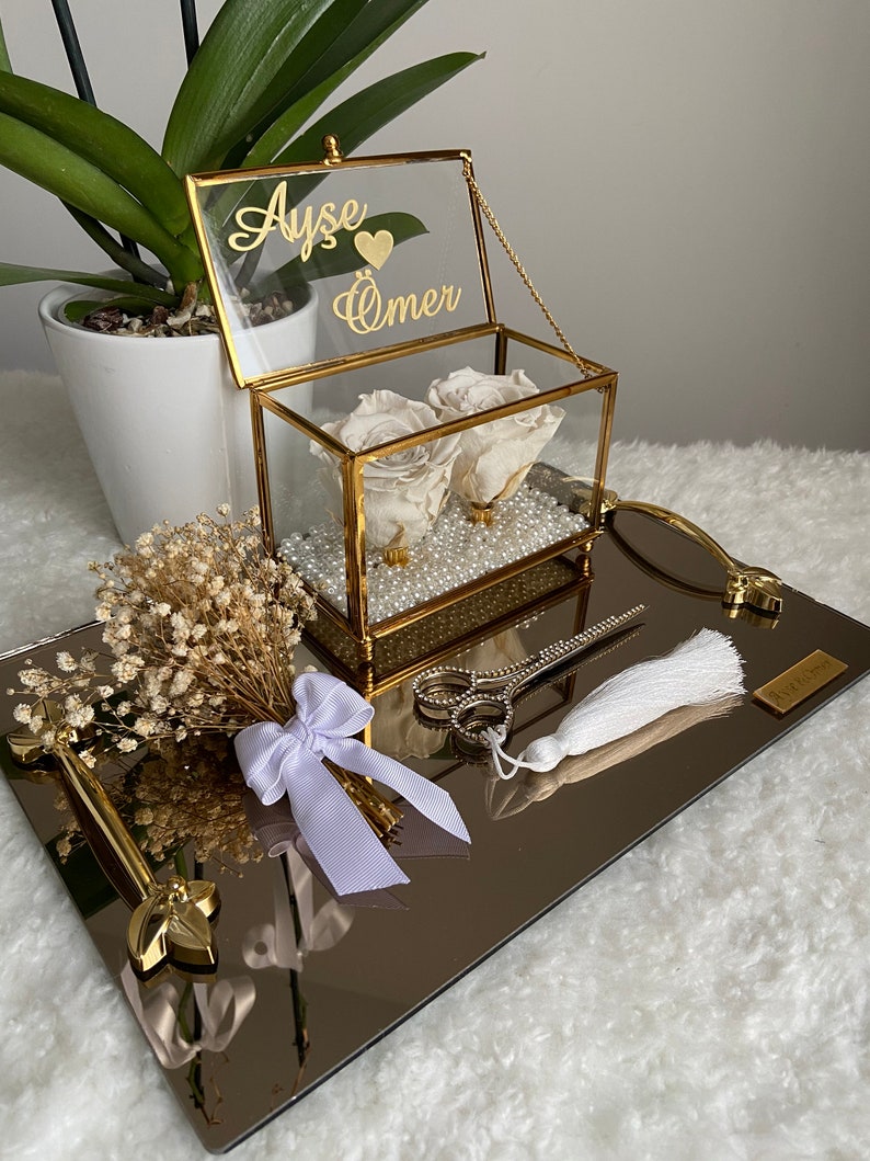 Personalized Wedding Ring Gift Set Wedding Ceremony Ring Etsy