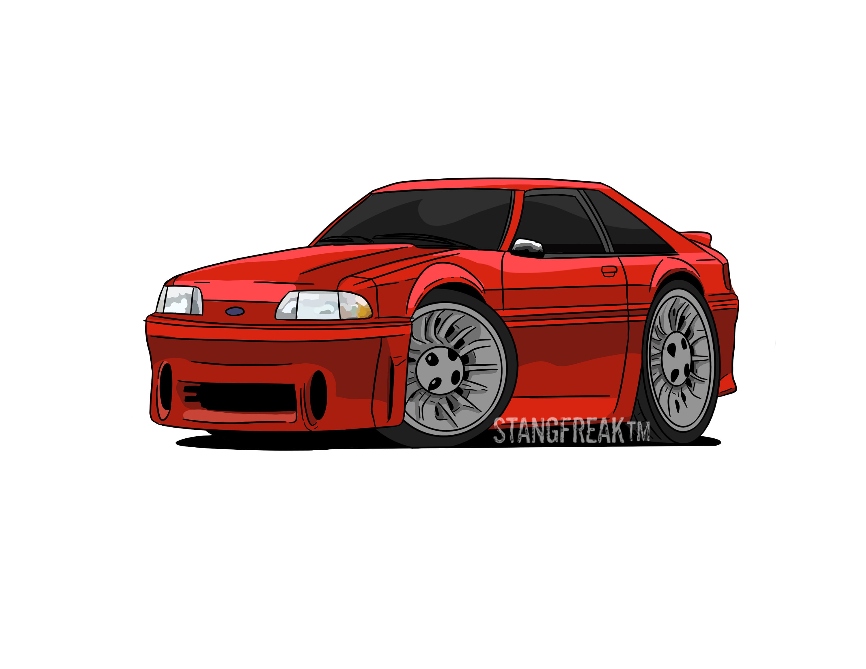 Foxbody GT sticker Foxbody decal Foxbody Mustang sticker Etsy