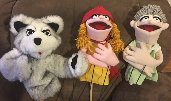little red riding hood hand puppets