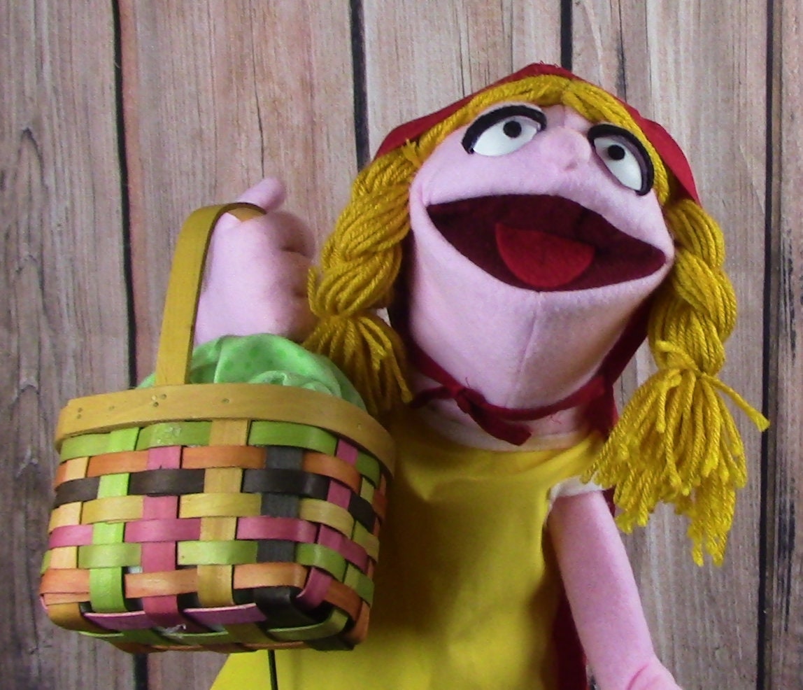 Little Red Riding Hood Hand Puppet - Etsy