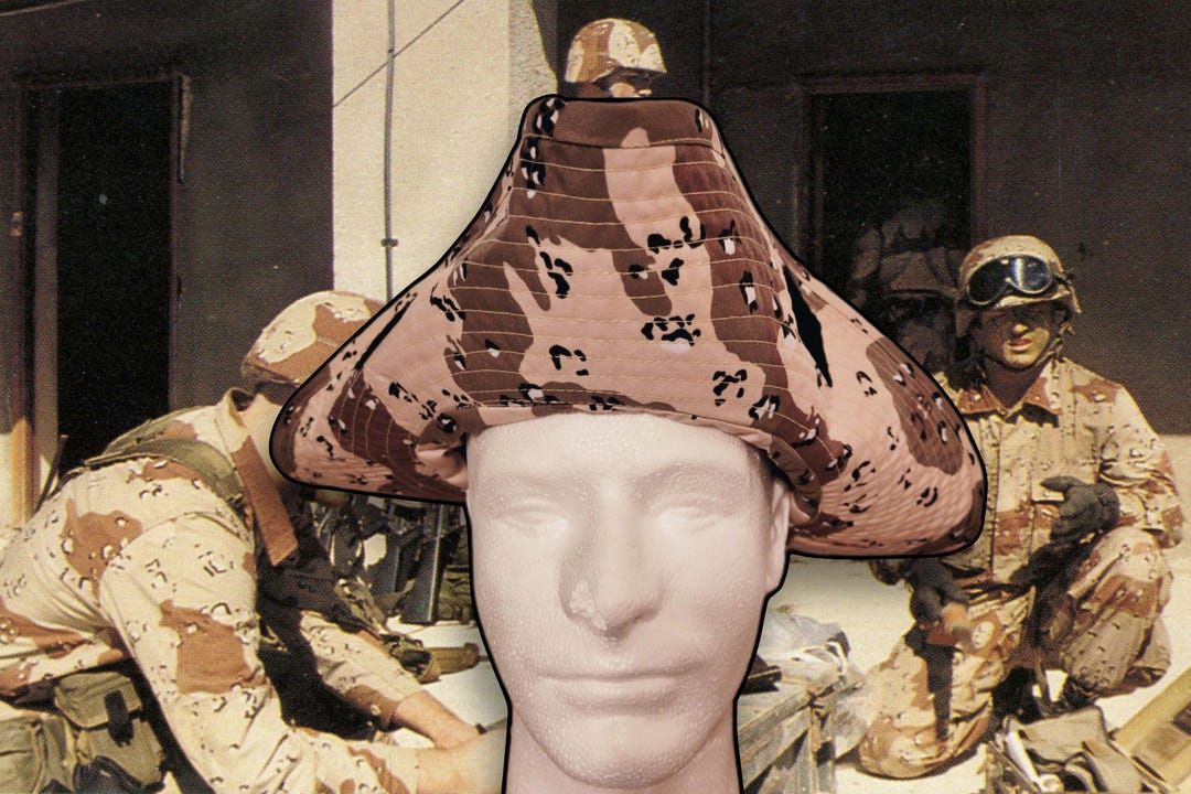 Sombrero táctico tricornio v2 Desert Chip - Etsy México