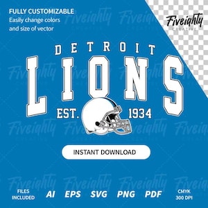 Detroit Football Vector