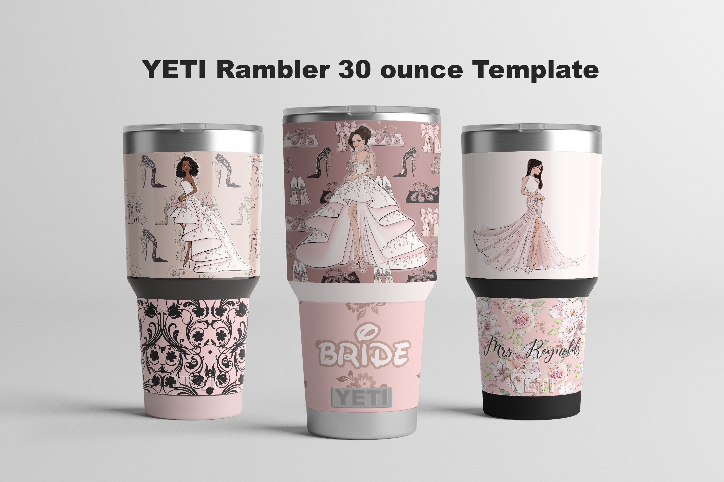 Download Yeti 30 Ounce Rambler Full Wrap Template Svg Template File Etsy